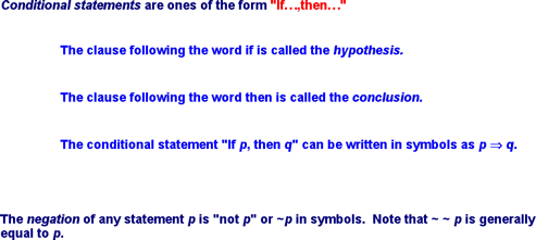 Conditional Statements